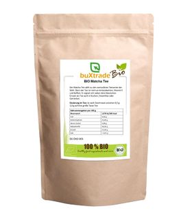 buXtrade Bio Matcha Tee Pulver