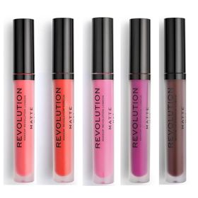 Makeup Revolution - Set mit 5 matten Lipglossen