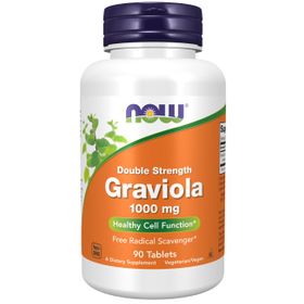 Now Foods Graviola 1000 mg, doppelte Stärke 90 Tabletten