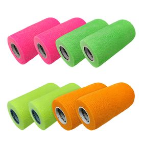 LisaCare selbsthaftende Pflasterrolle 10cmx4,5m - Neonfarben