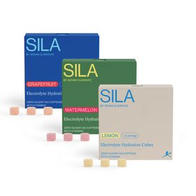 waterdrop® SILA Set – 36 Elektrolyt-Würfel mit Vitaminen – Grapefruit, Zitrone, wassermelone