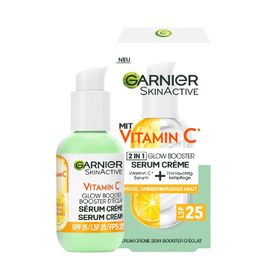 Garnier Serum Creme, Tagespflege mit 20% Vitamin C Serum, LSF25