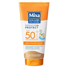 Mixa - Dermo Kids Protect SPF50+ Sonnenschutzmilch für Kinder – Empfindliche Haut