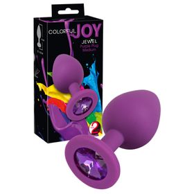 Colorful Joy - Analplug mit Schmuckstein - Sinnliche Stimulation