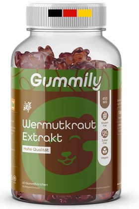 Gummily® Wermut Extrakt Gummibärchen - Wermut (Beifuß) (Artemisia annua)