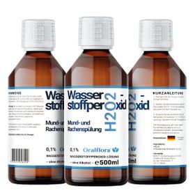 Oralflora Mundspülung H2O2 Wasserstoffperoxid 0,1%