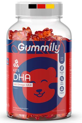 Gummily® Kinder DHA Omega 3 + Omega 6 + Omega 9 Gummibärchen