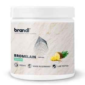 brandl® Bromelain hochdosiert | Natürliche Enzyme aus der Ananas mit 3.000 F.I.P. | Premium Kapseln