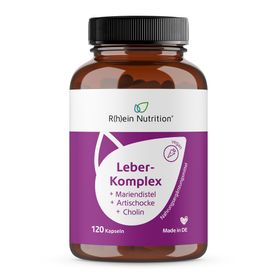 Leber Komplex Mariendistel + Artischocke + Cholin vegan R(h)ein Nutrition