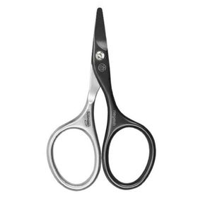 Niegeloh Solingen Babyschere Inox style Titanium, schwarz, selbstsch.