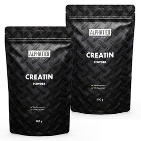 Alphatier Creatin Monohydrat Pulver