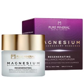 Pure Mineral – Gesichtscreme mit Magnesium – Feuchtigkeit & Anti-Aging – Totes Meer Mineralien