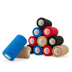 axion® Haftbandage  10 cm Breite Mix-Set in 4 Farben, z.B. als Kniebandage, Armbandage