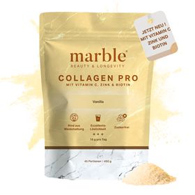 marble© Collagen Pro – Vanilla mit Vitamin C, Zink & Biotin