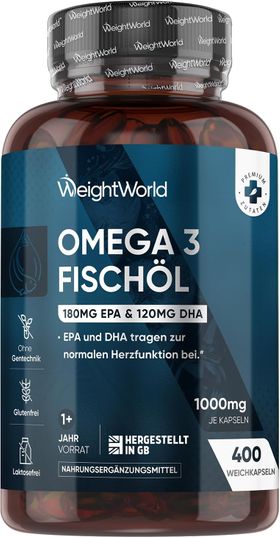 WeightWorld Omega 3 Fischöl V2602-7117