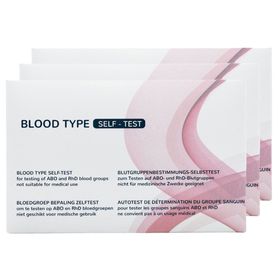 The Tester - Blutgruppen Schnelltest 3-pack - Blutgruppe Test - Blutgruppen Bestimmen Schnelltest
