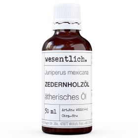 Zedernholzöl - ätherisches Öl von wesentlich.