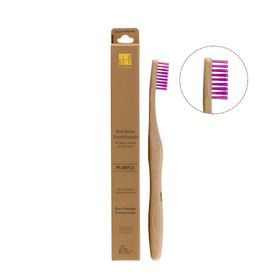 Dr Botanicals Bambuszahnbürste Lila