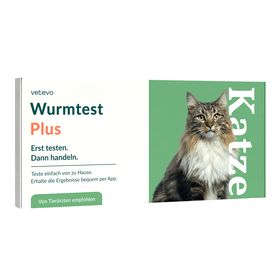 Wurmtest Plus Katze – inkl. Lungenwürmer