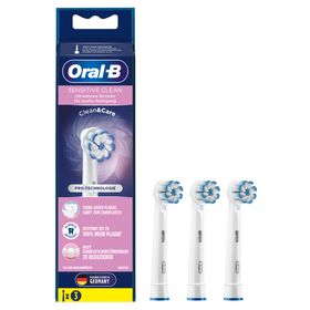 Oral-B - Aufsteckbürsten "Sensitive Clean" in Weiß