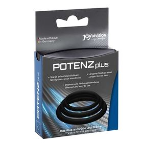 JOYDIVISION POTENZ plus Penisring black 3er Set
