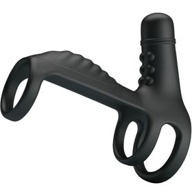 Pretty Love Vibro Penisvergrößerungs Hülle schwarz