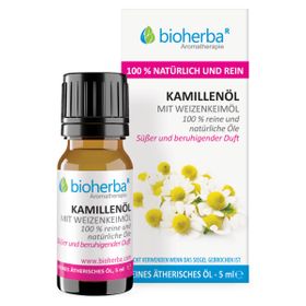 Bioherba Kamillenöl mit Weizenkeimöl 100 % Reine und Natürliche Öle