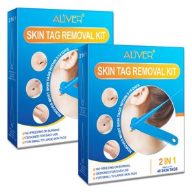 ALIVER Warzen-Behandlungsstift Entferner Skin Tag Removal Set 2in1