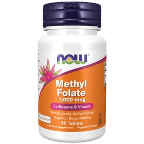 Now Foods Methylfolat 1000 mcg 90 Tabletten