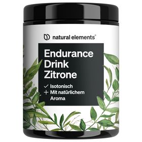 natural elements Endurance Drink Zitrone – Iso Pulver – 44% Maltodextrin, 30% Dextrose, Elektrolyte