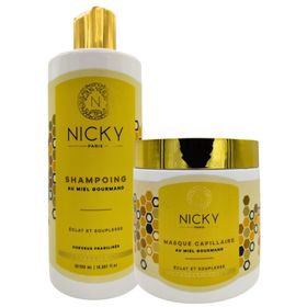 Nicky Paris - Lot de Shampoing et Masque au Miel Gourmand 500ml