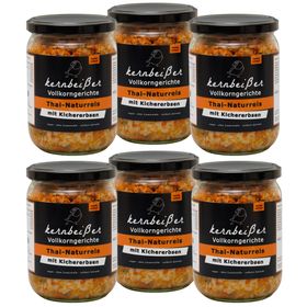 Kernbeißer Vollkorngerichte: Thai-Naturreis mit Kichererbsen