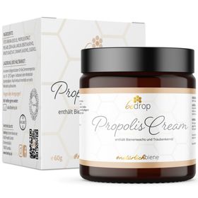 bedrop Hochdosierte Propolis Creme Salbe mit Bienenwachs & Traubenkernöl