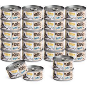 Dogs’n Tiger Adult, Premium Katzenfutter, Glück, Huhn & Lachs