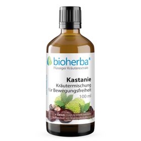 Bioherba Kastanie Kräutermischung für Bewegungsfreiheit Tropfen Tinktur