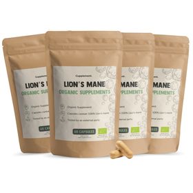 Cupplement® - Lion's Mane (Löwenmähne) Kapseln 500 mg Multipack