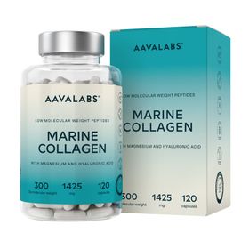 Aavalabs Hydrolysiertes Marine Collagen | 1425mg, mit Magnesium & Hyaluronsäure