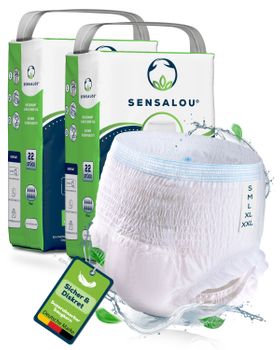 Sensalou Inkontinenz Windeln Pants für Erwachsene Maxi - Größe S - 44 Stück Schutzhosen