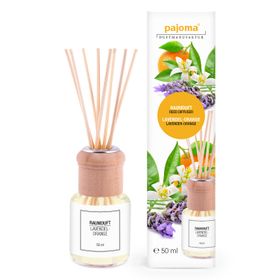 pajoma® Raumduft 50 ml inkl. Duftstäbchen, Lavendel-Orange
