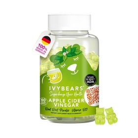 IvyBears Apple Cider Vinegar mit Folsäure & Vitamin B12 Gummibärchen