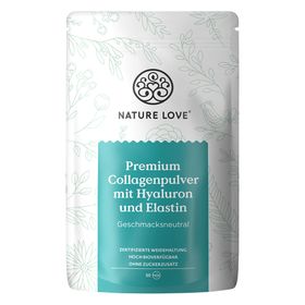 NATURE LOVE® Premium Collagenpulver mit Hyaluron und Elastin