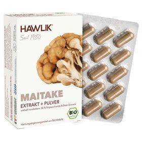 Hawlik Bio Maitake Extrakt + Pulver Kapseln