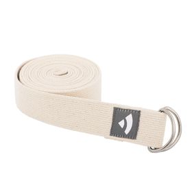 Asana Belt XL (PRO) aus Baumwolle mit Metallringen, natur 912-MRN