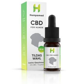 Hempamed Premium CBD Öl für Hunde 6 % (Lachs-Aroma)