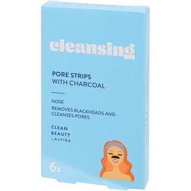 Alvira Clean Beauty Nasenstrips mit Holzkohle - Anti Mitesser - Reinigt die Poren