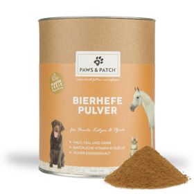 PAWS&PATCH BIERHEFE Pulver für Hunde, Katzen und Pferde