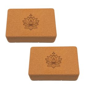 DIVASYA Yoga Blöcke aus Kork