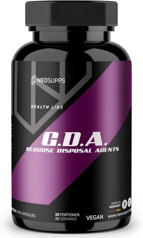 Neosupps GDA Kapseln, Kohlenhydratverwertung, Blutzuckerkontrolle