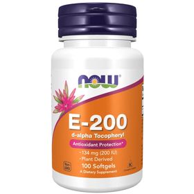 Now Foods Vitamin E-200 D-Alpha-Tocopheryl