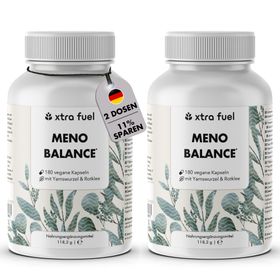 XTRA FUEL Wechseljahre Kapseln - Meno Balance mit Yams, Rotklee, Baldrian & Eisen